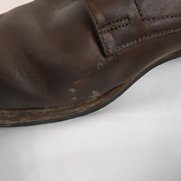 Allen Edmonds Higgins Mill Boot Men\'s 11.5 Lace Up Brown Leather Chukka #J5673 main image 12